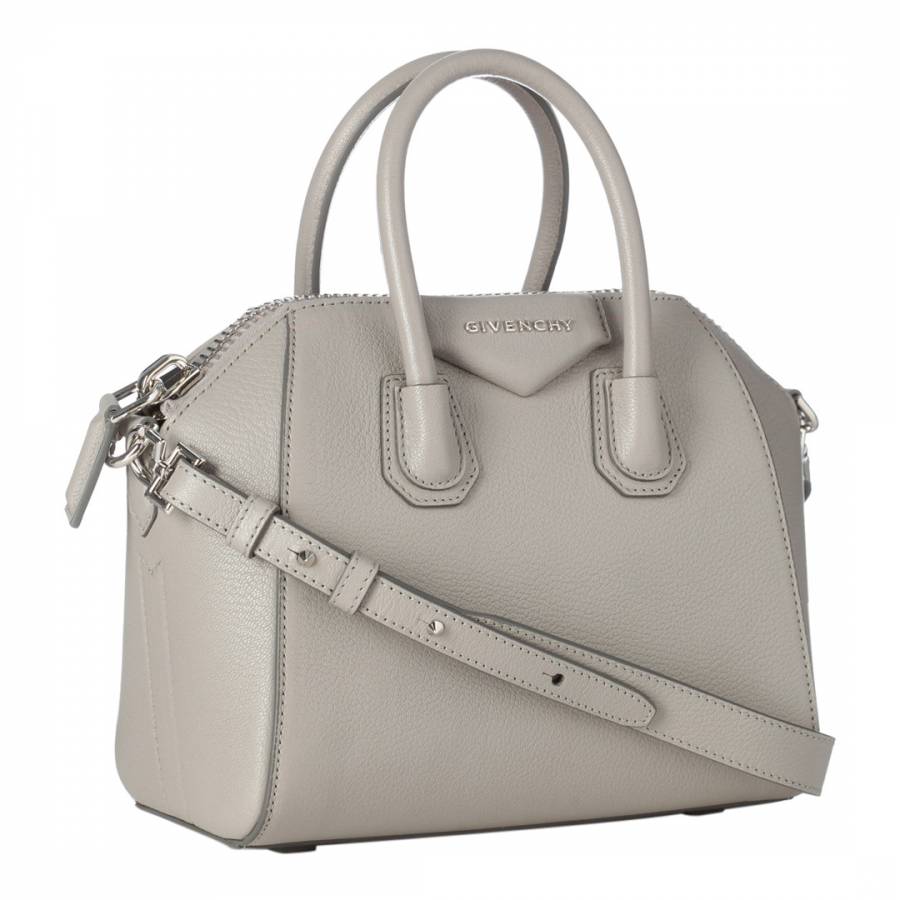 Grey Givenchy Mini Antigona Bag - BrandAlley