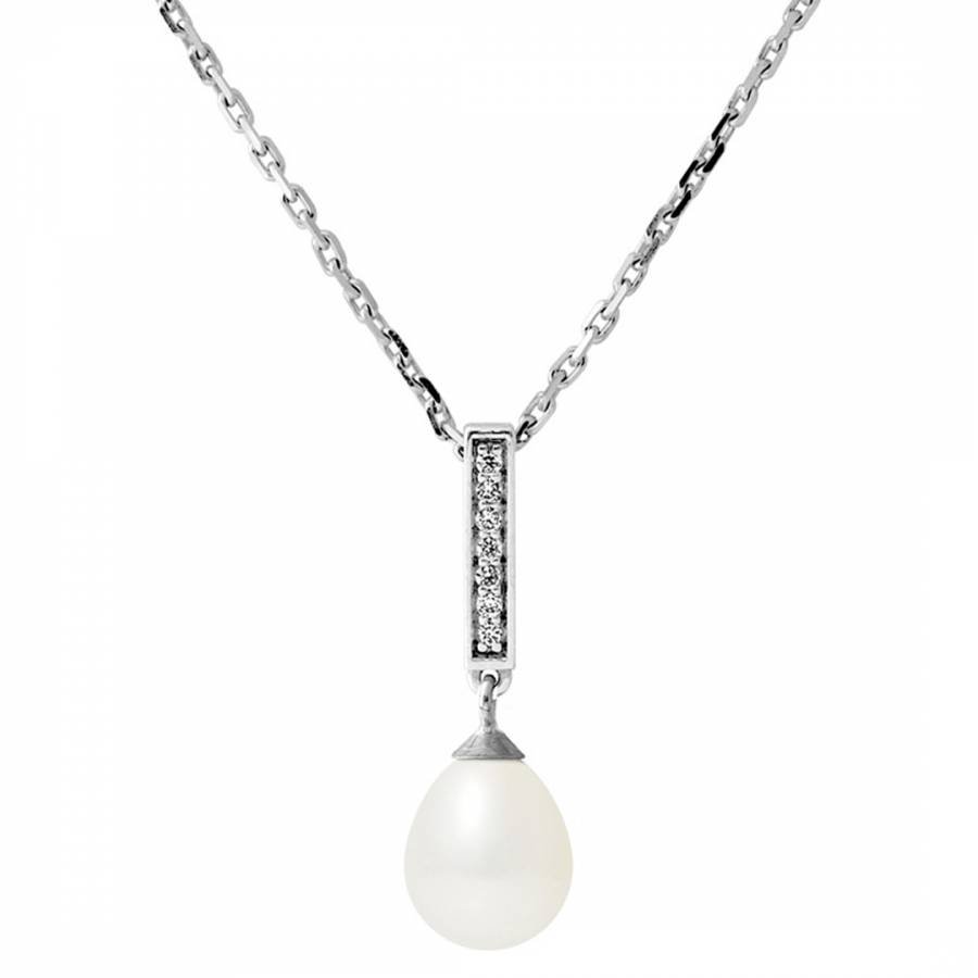 White Freshwater Pearl Necklace 7-8mm - BrandAlley