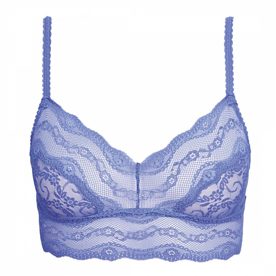 Purple Lace Kiss Bralette - BrandAlley