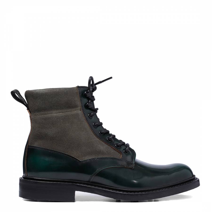 Green Leather/Suede Livingstone 