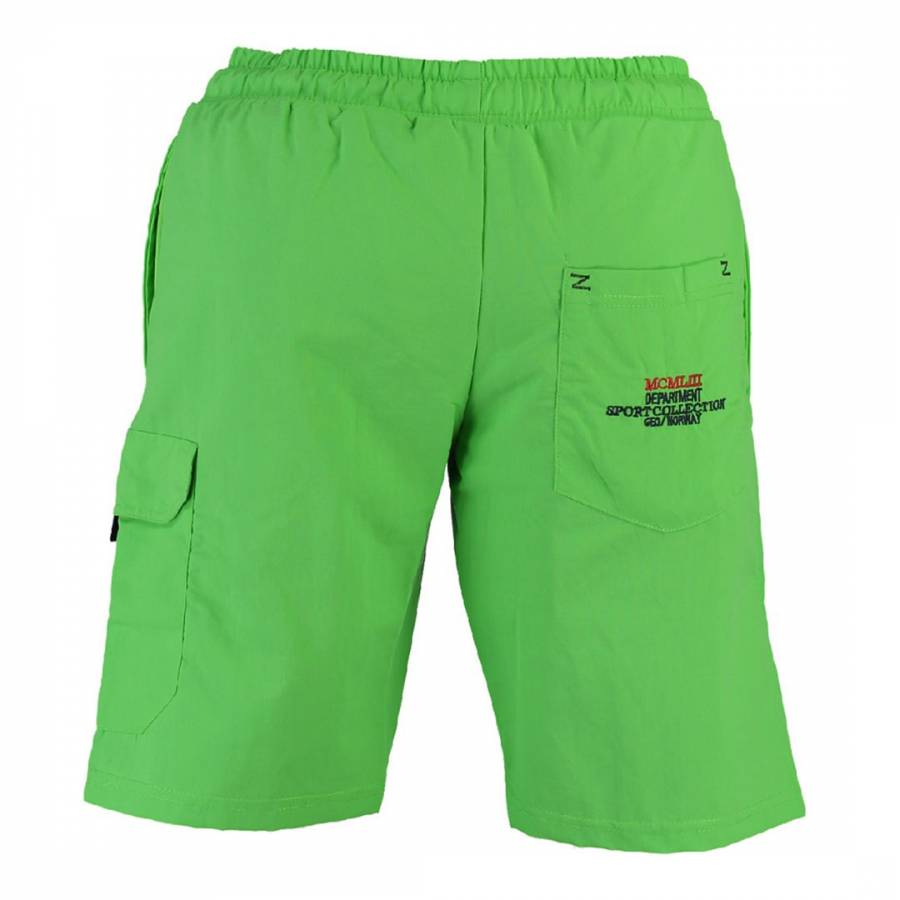 Green Qiwi Cotton Swim Shorts - BrandAlley