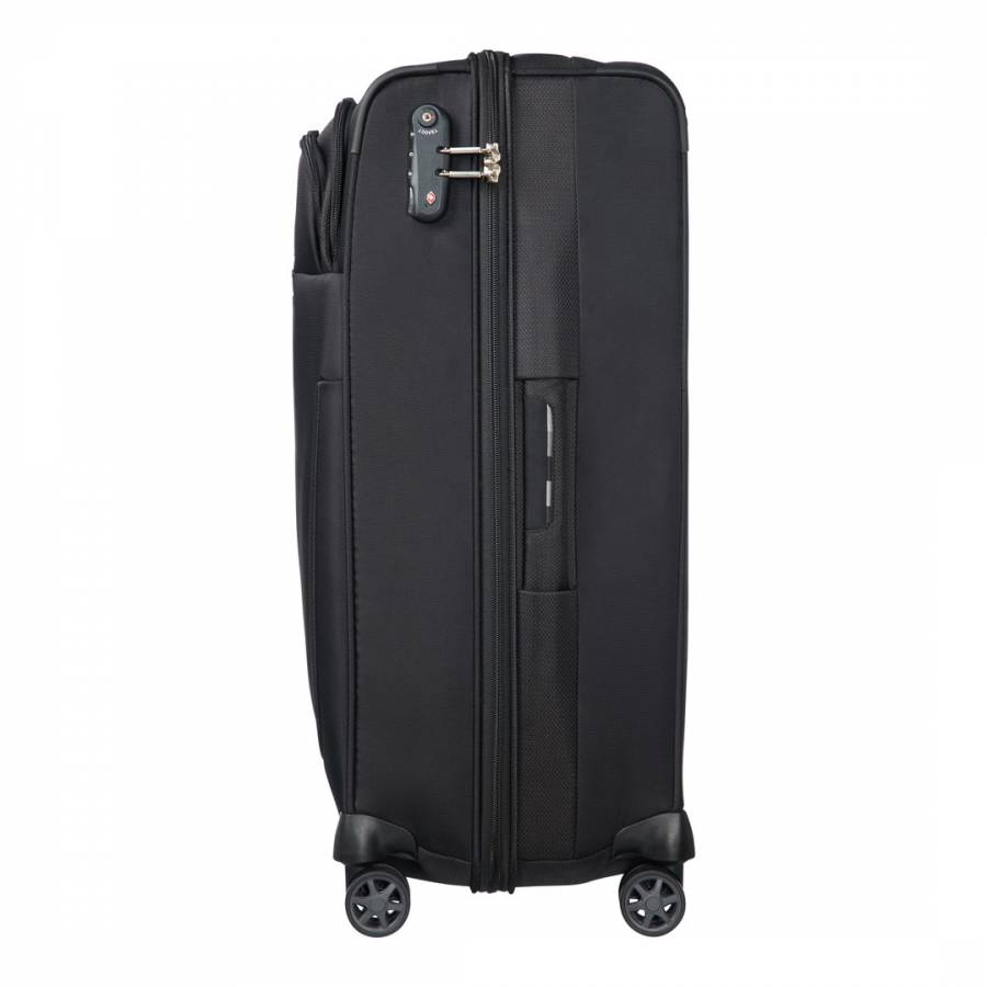 Black Spinner 78/29 Expandable Suitcase 78cm - BrandAlley