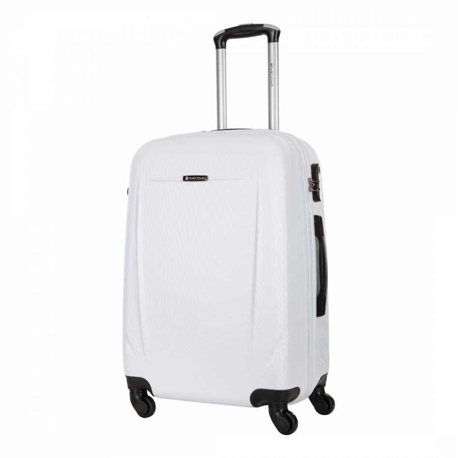 White Bedford 4 Wheel Suitcase 70cm - BrandAlley