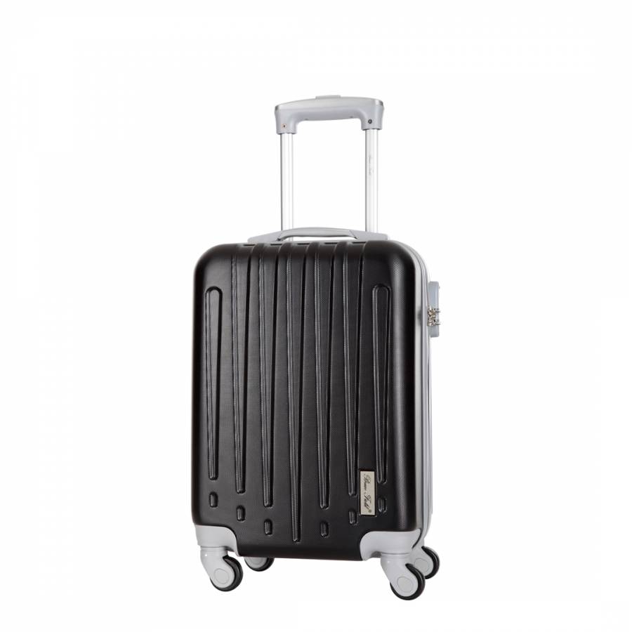 Black Denis 4 Wheeled Suitcases 46cm - BrandAlley