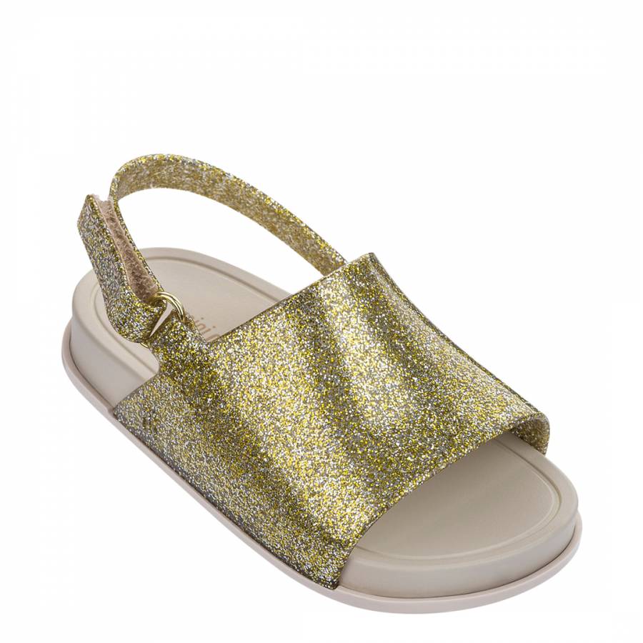 glitter beach sandals