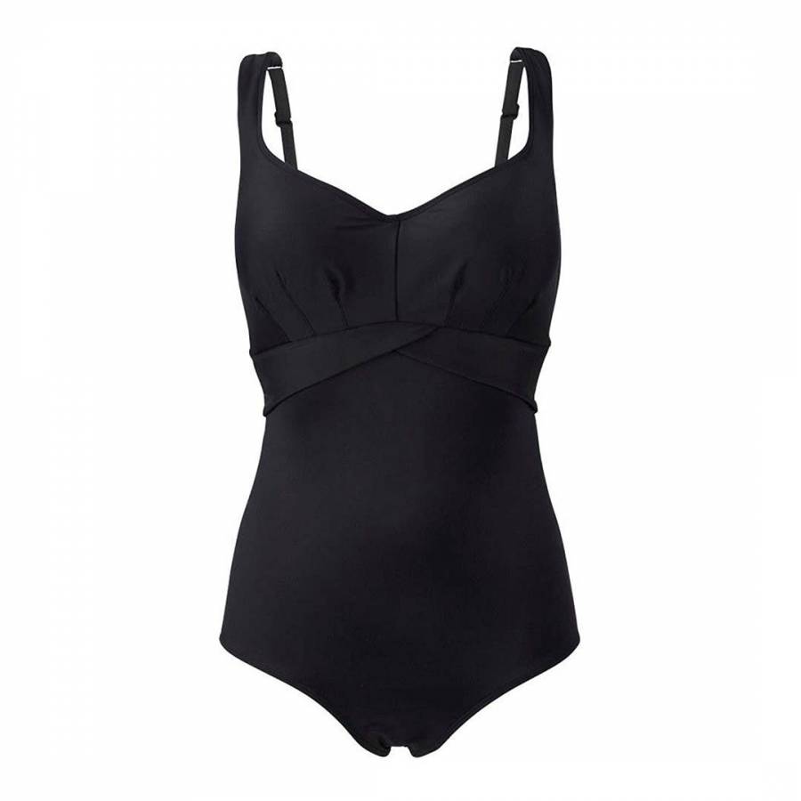 Black Silhouette Swimsuit - BrandAlley