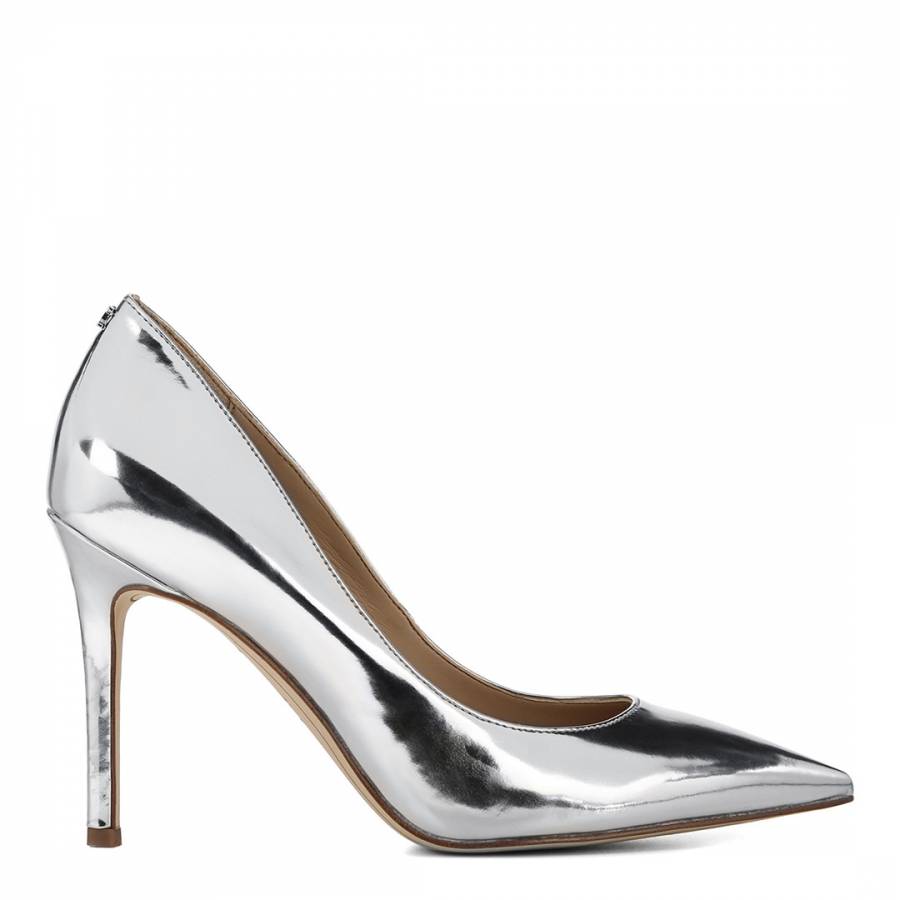 Silver Leather Hazel court shoe 