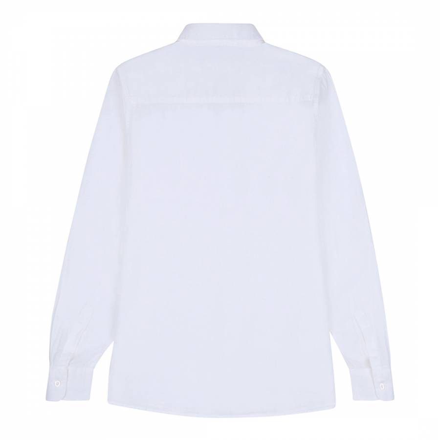 White Annabel Linen Shirt - BrandAlley