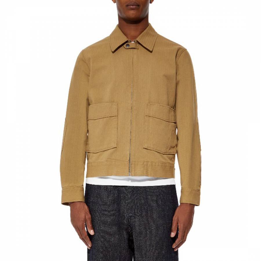 Cacao Dulford Cotton Jacket - BrandAlley