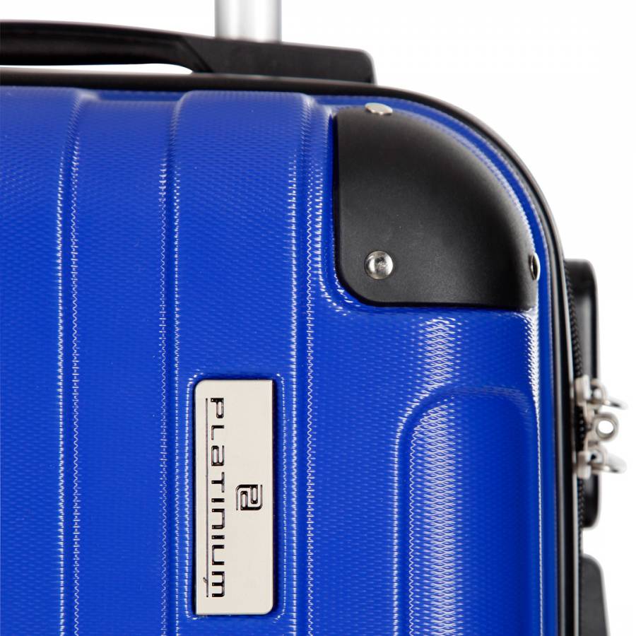 Blue Delos 4 Wheel Suitcase 60cm - BrandAlley