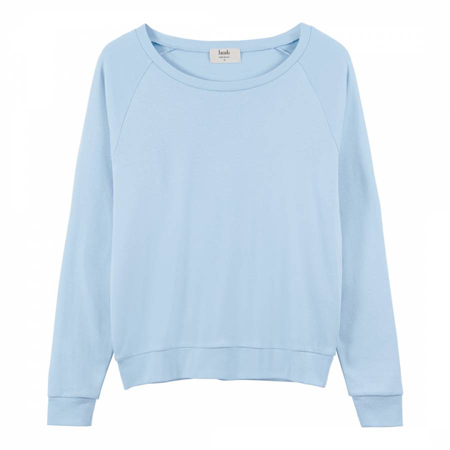 Baby Blue Long Sleeve Raglan T-Shirt - BrandAlley