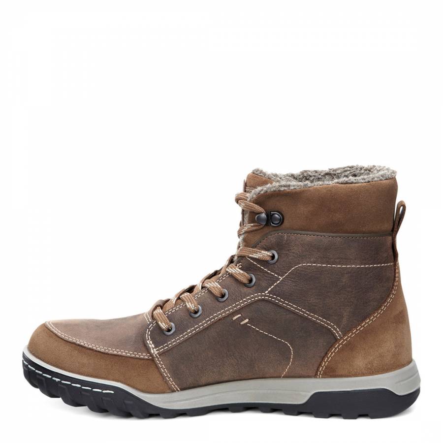 Camel Leather Urban Lifestyle Hiking Boots - BrandAlley
