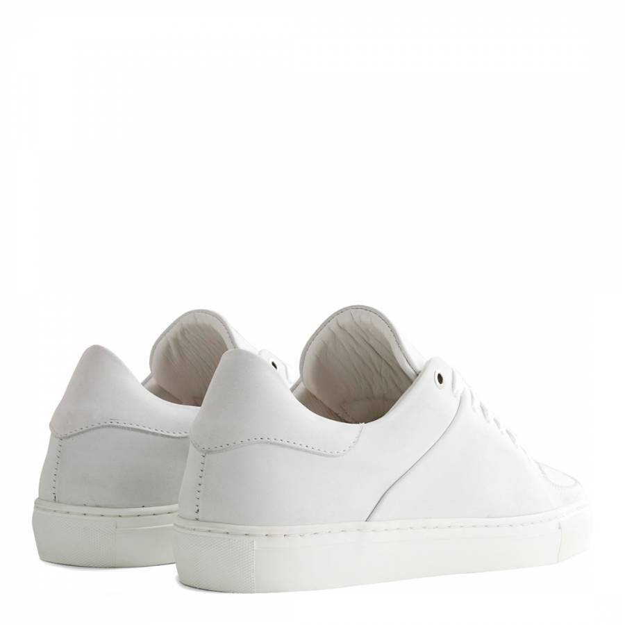 White Leather Jay St. Sneakers - BrandAlley