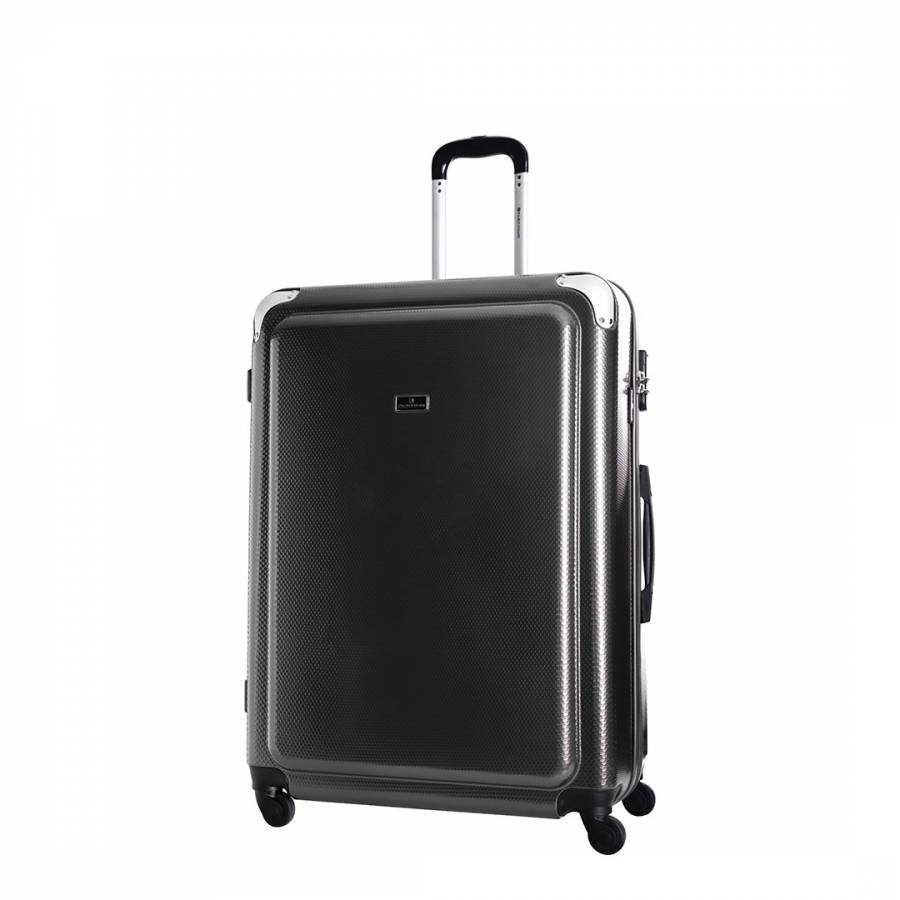 Black Robinson 4 Wheel Suitcase 60cm - BrandAlley