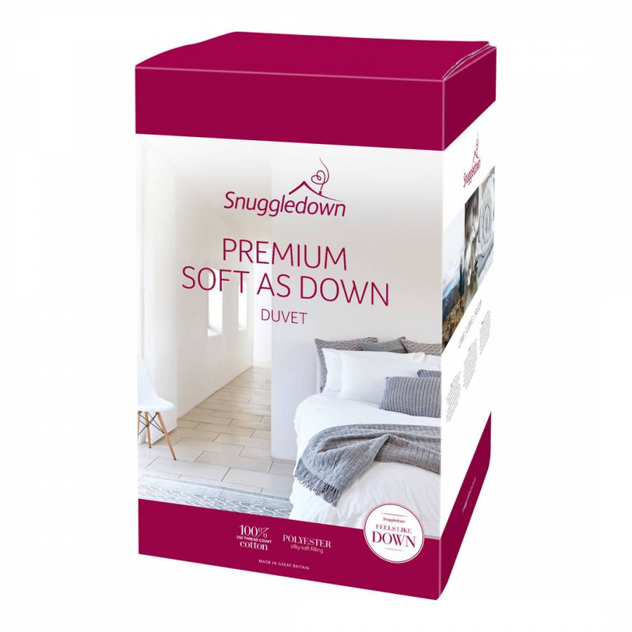 Premium Down Soft All Seasons King 13 5 4 5 9 Tog Duvet