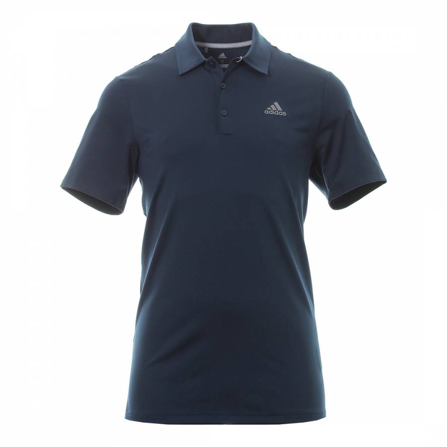 Navy Ultimate 365 Solid Polo - BrandAlley