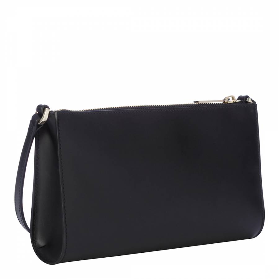 Black Staple Mini Smooth Leather Bag - BrandAlley