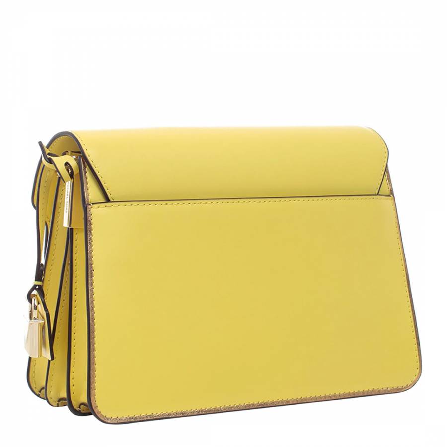 Sunshine Yellow Michael Kors Leather Handbag - BrandAlley