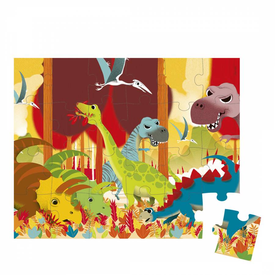 24 Piece Dinosaur Puzzle - BrandAlley