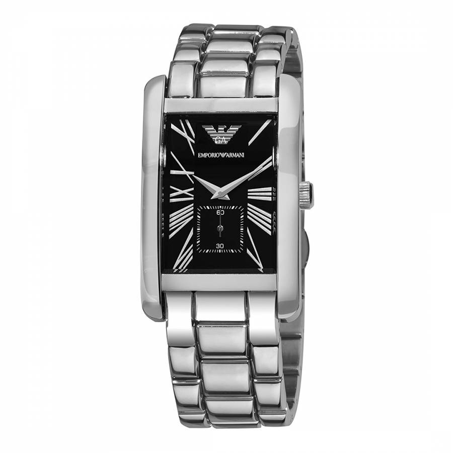 Men's Silver Emporio Armani Watch - BrandAlley