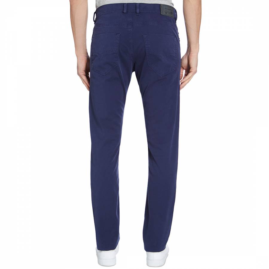 Blue Tepphar Tapered Stretch Jeans - BrandAlley