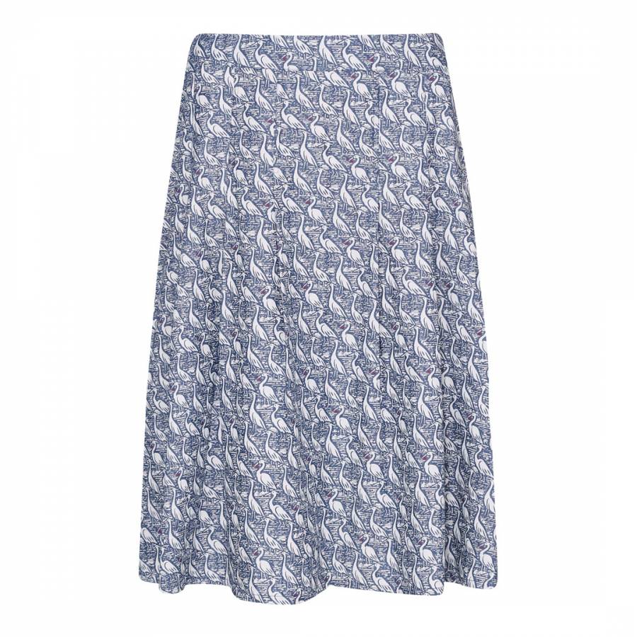 Blue Poldown Skirt - BrandAlley
