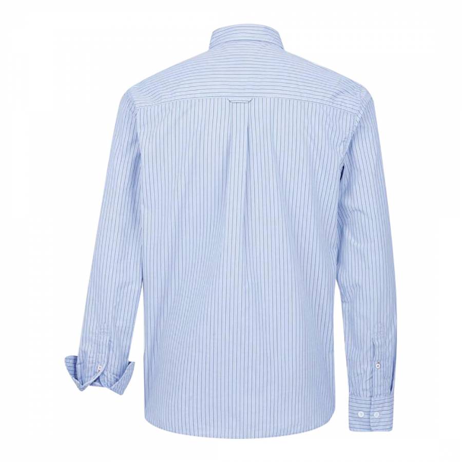 Blue Tynemouth Stripe Shirt - BrandAlley