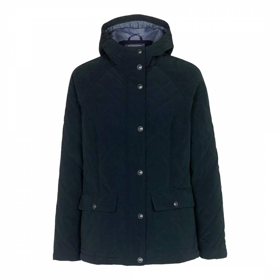 Navy Anglesey Quilted Jacket - BrandAlley