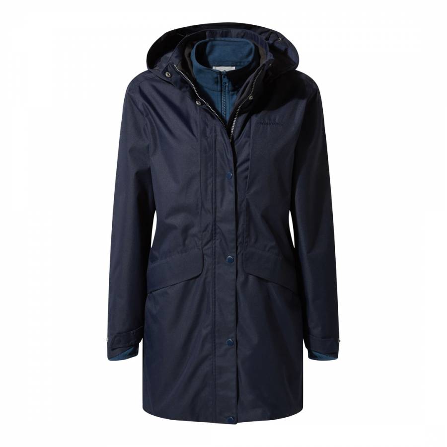 Blue/Navy Aird 3 in 1 Jacket - BrandAlley