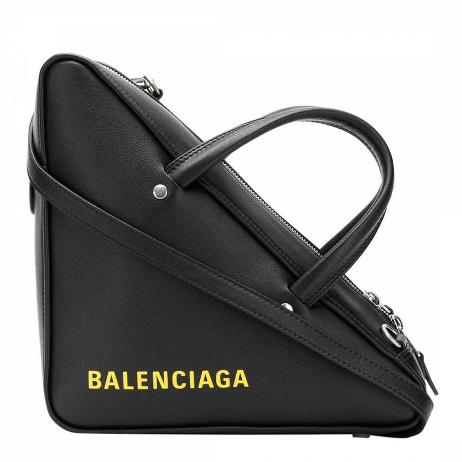 Black Balenciaga Triangle Duffle S Bag - BrandAlley