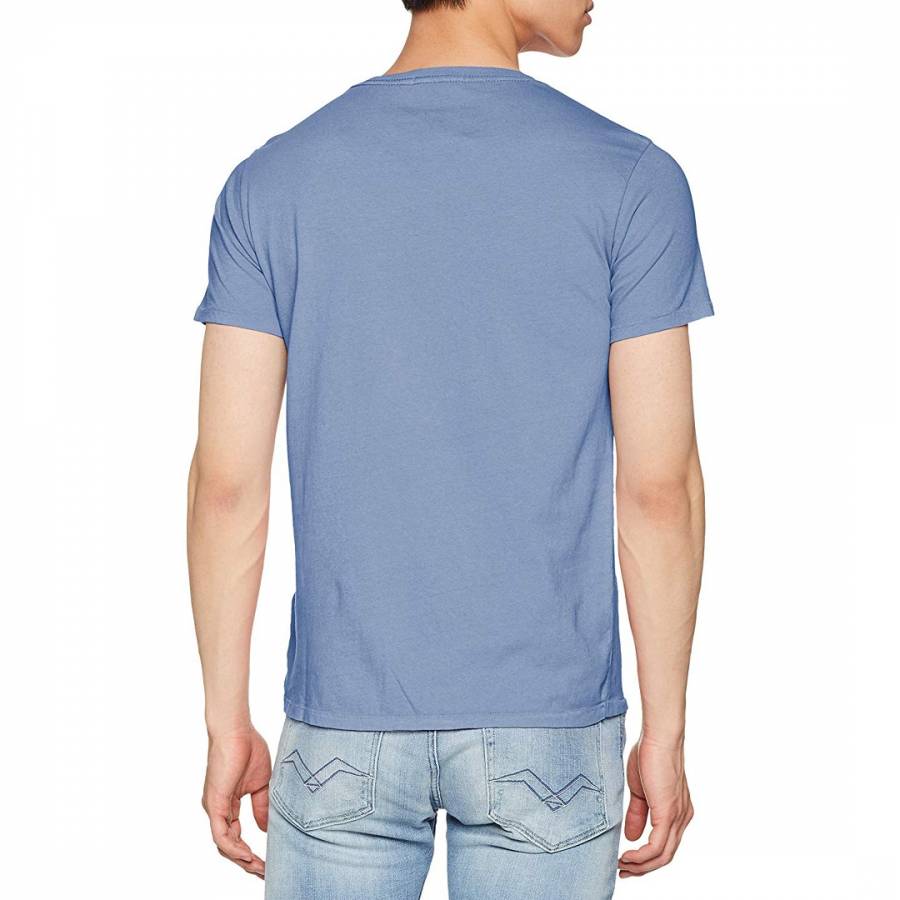 Blue Square Logo T-Shirt - BrandAlley
