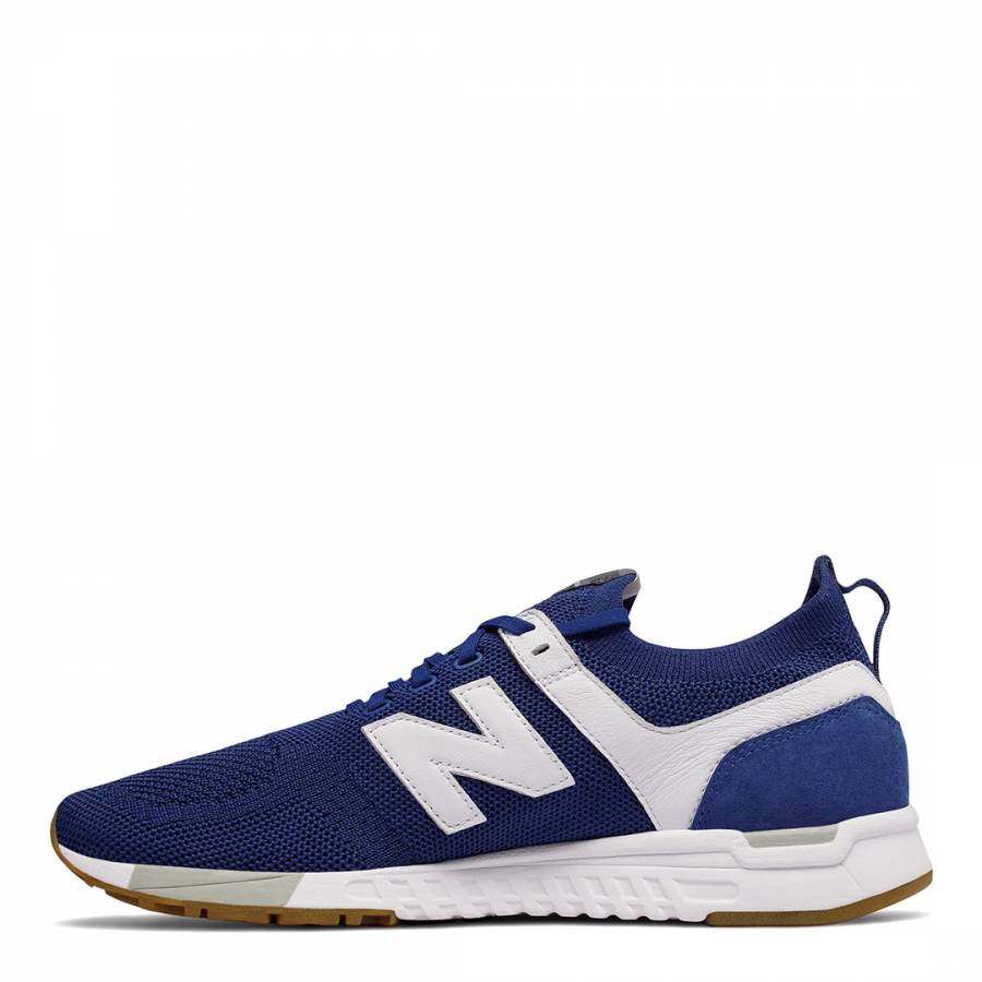 Mens Navy Textile 274 Trainers - BrandAlley