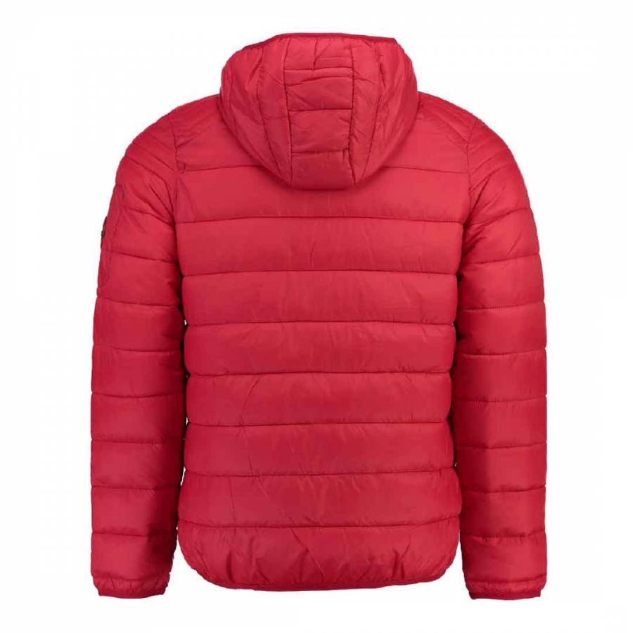 Red Chakota Quilted Parka - BrandAlley