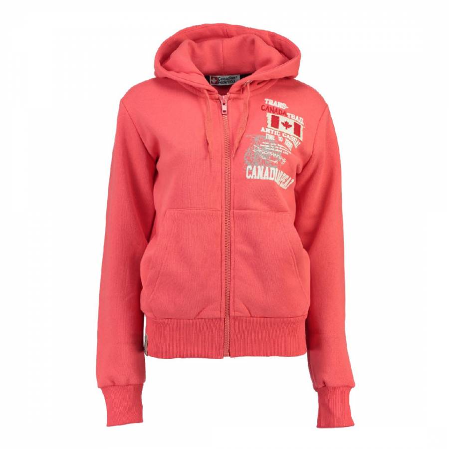 Coral Fara Sweat With Hood - BrandAlley