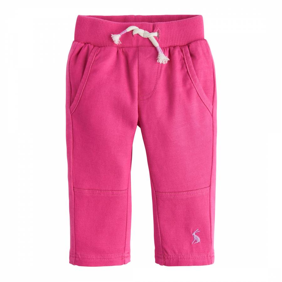 Girls Pink Caro Jersey Woven Mix Trouser - BrandAlley