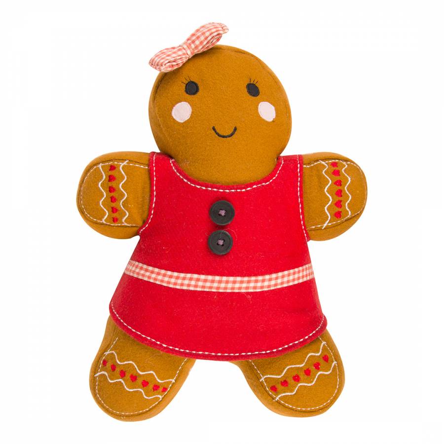 Dolly Gingerbread Girl Cushion With Inner - BrandAlley