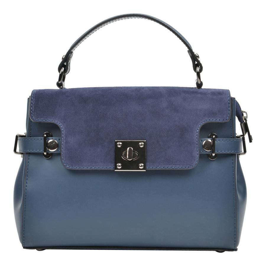Blue Carla Ferreri Top Handle Bag - BrandAlley