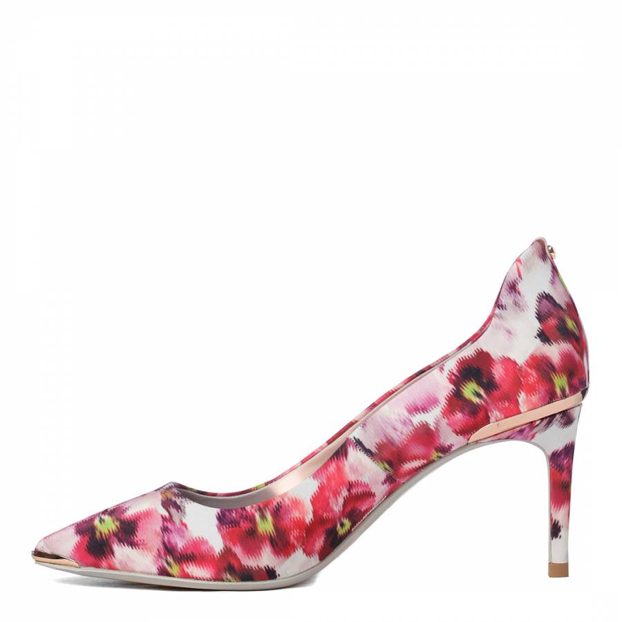 Pink Vyixin Expressive Pansy Court Shoes - BrandAlley