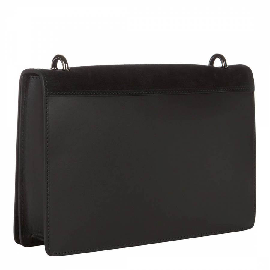 Black Stud Detail Clutch / Shoulder Bag - BrandAlley