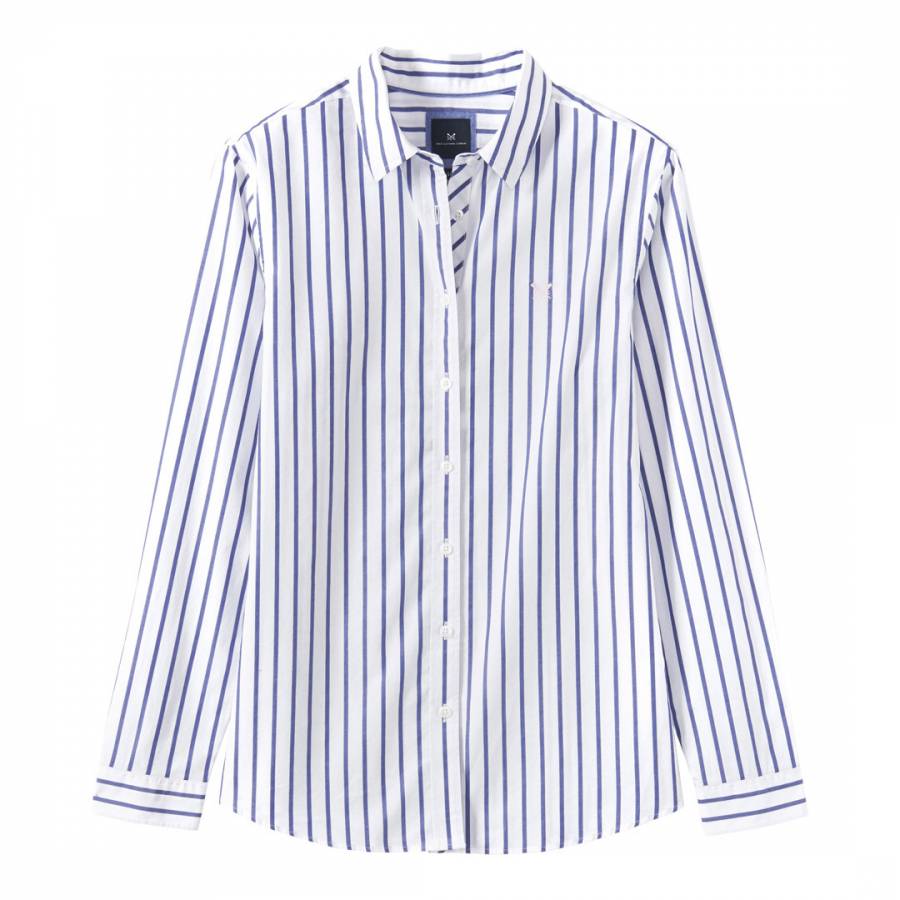 Blue/White Princetown Stripe Shirt - BrandAlley