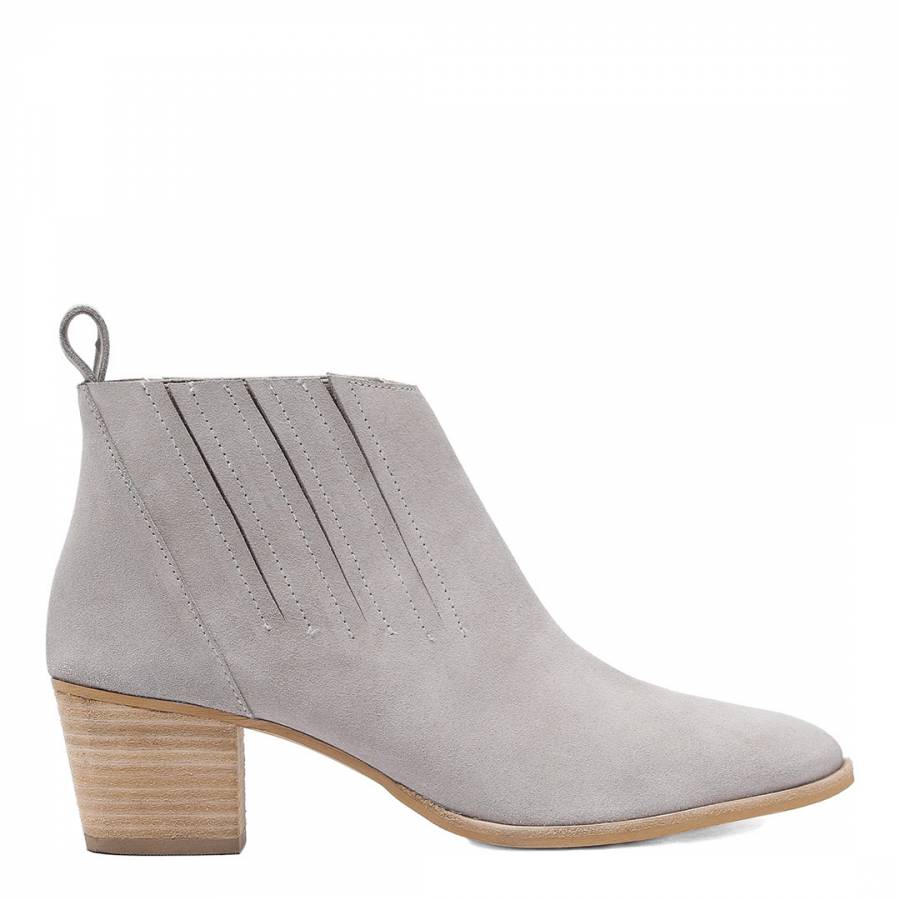 light grey ankle booties