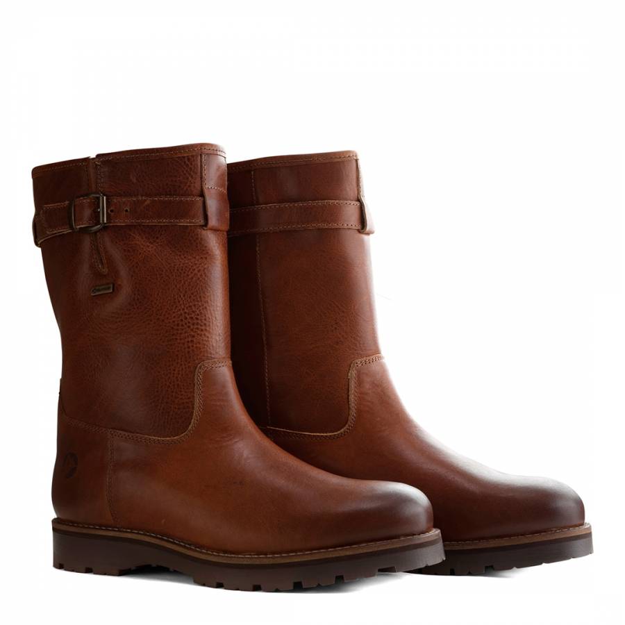 Cognac Leather Fairbanks Outdoor Boots - BrandAlley
