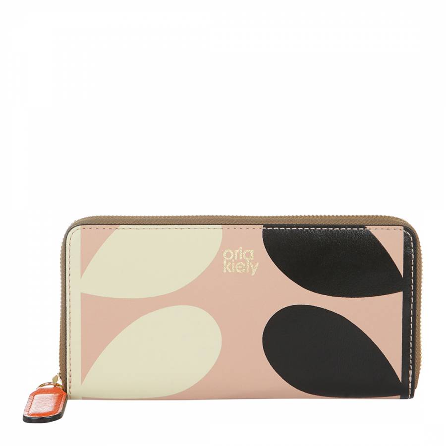 orla kiely big zip wallet