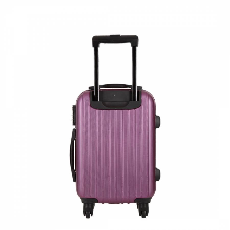 Violet 4 Wheel America Suitcase 45cm - BrandAlley