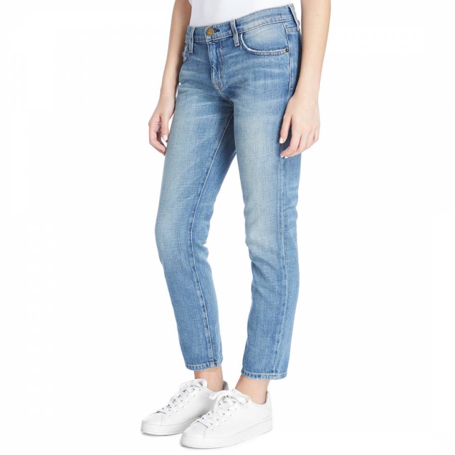 Sky Blue Fling Slim Boyfriend Cotton Jeans - BrandAlley