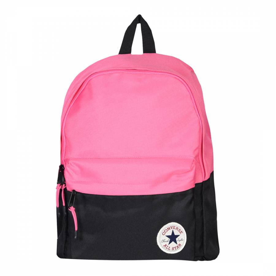 Converse Black and Pink Day Backpack - BrandAlley