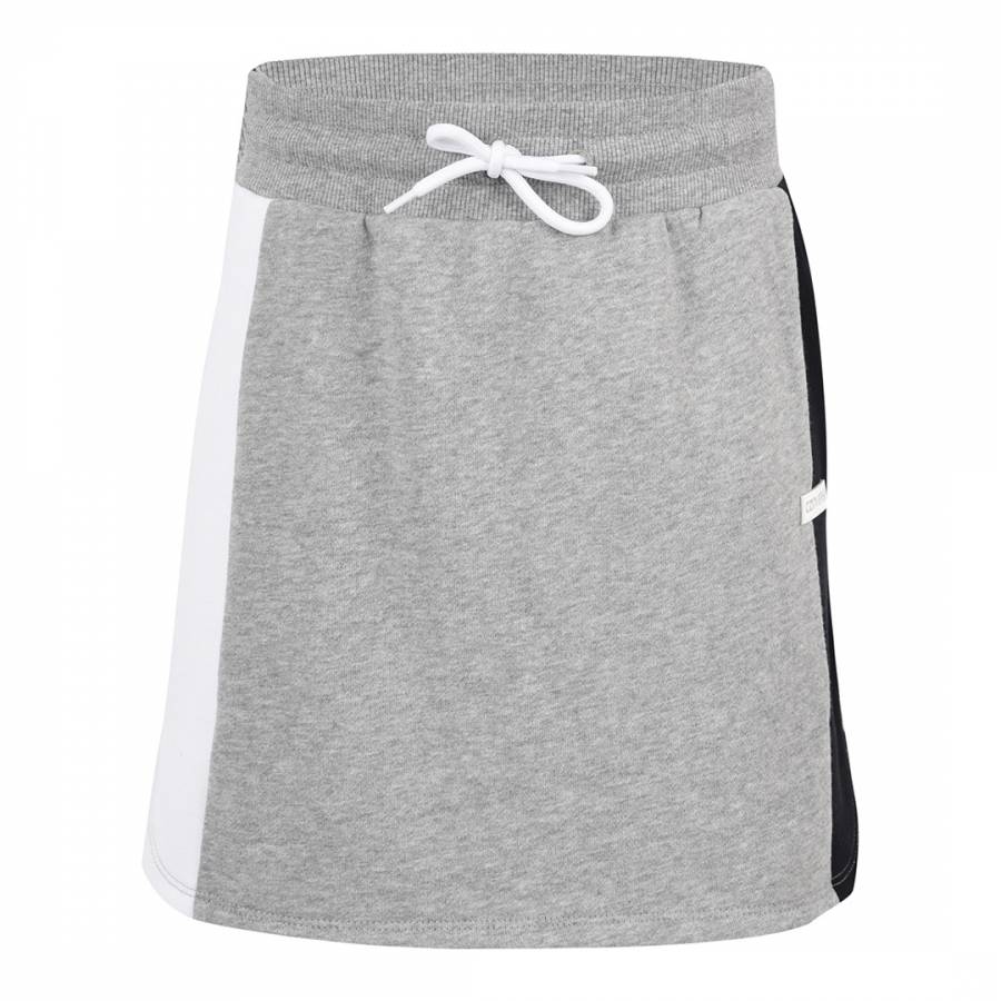 Grey Heather Retro Trim Skirt - BrandAlley