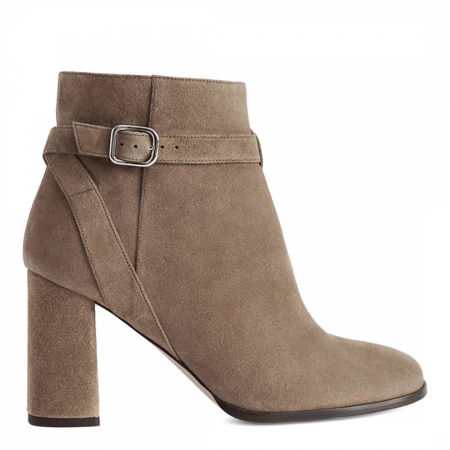 mink suede ankle boots