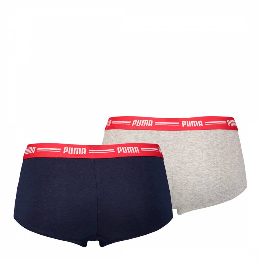 Navy/Red Iconic Mini Short 2 Pack - BrandAlley