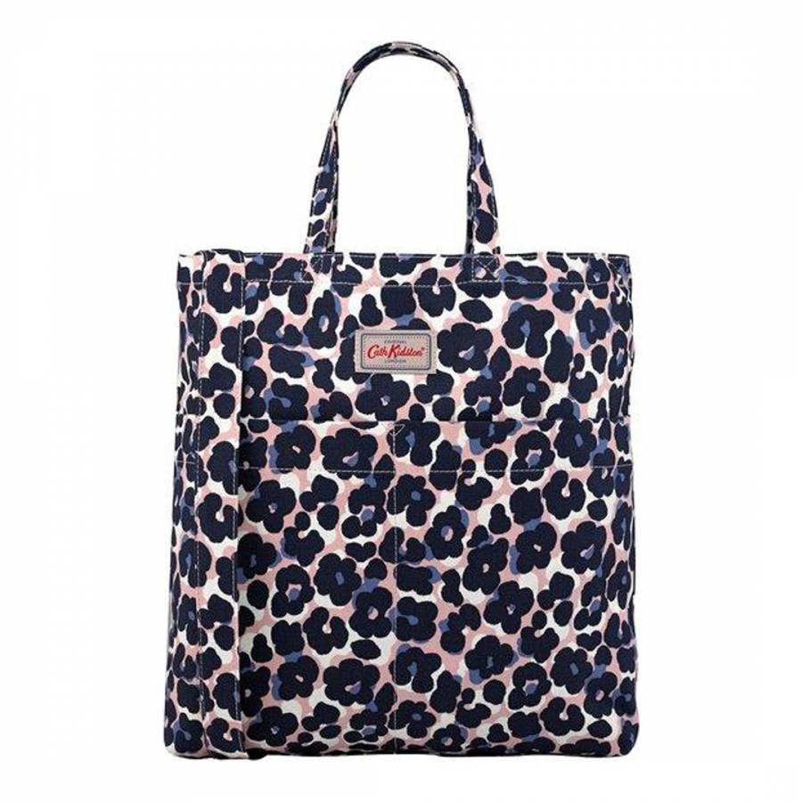 Leopard Flower Double Handle Cotton Bag 